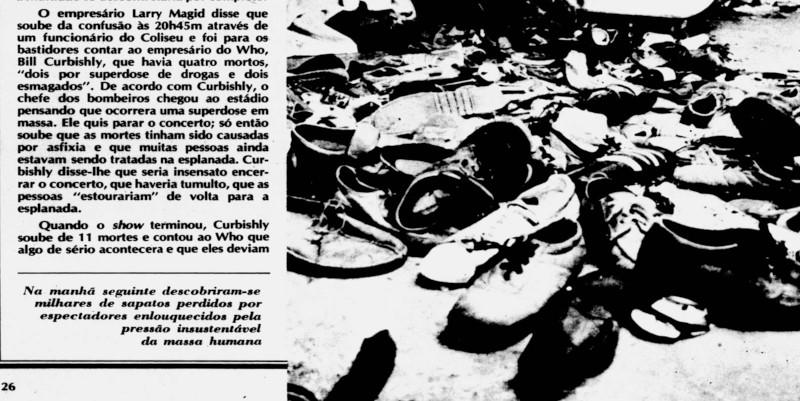 Tragédia no Show do The Who em 1979