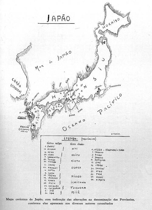 O Mapa Cerâmico do Japão, a Companhia das Índias e as Conexões com o Brasil O Mapa Cerâmico do Japão, a Companhia das Índias e as Conexões com o Brasil