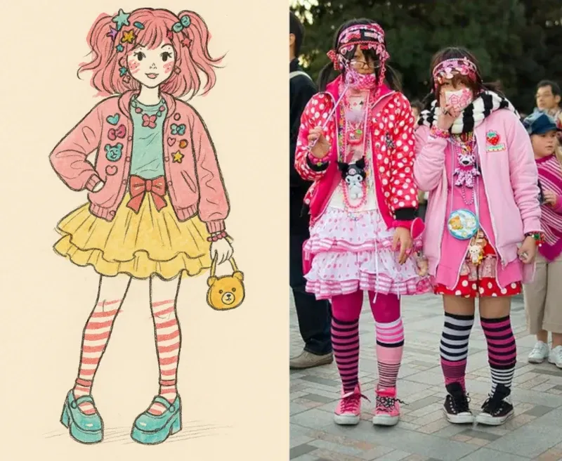 Tendências em Alta na Moda Harajuku