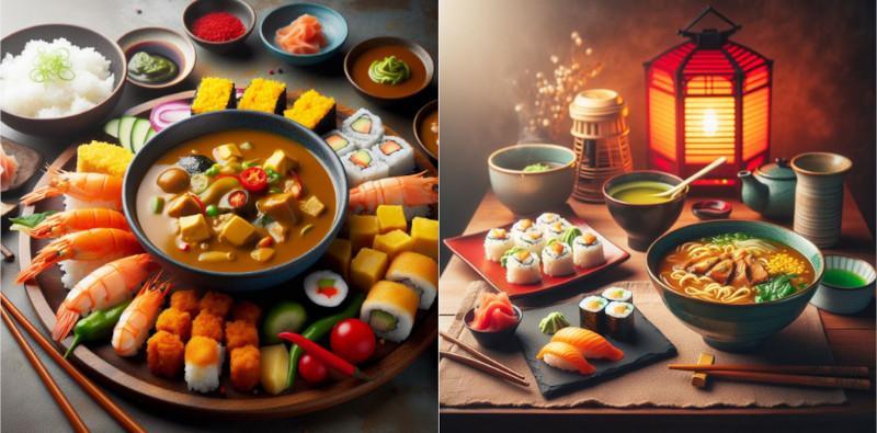 A Jornada Gastron&ocirc;mica: Sushi, Kar&ecirc; e L&aacute;men