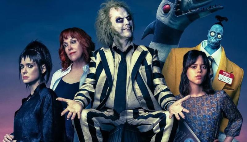 Beetlejuice 2 Liderando as bilheterias onde quer que passe