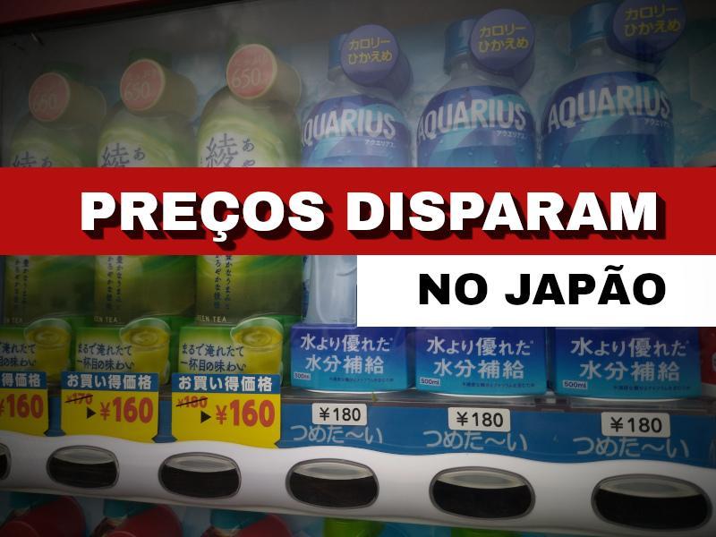 Pre&ccedil;os disparam no Jap&atilde;o