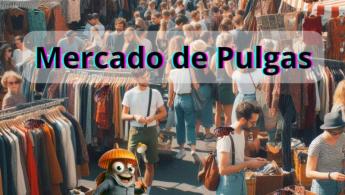 De onde vem o termo  Mercado de pulgas