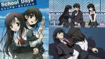 Anime School Days: Por que se tornou t&atilde;o pol&ecirc;mico? E as amea&ccedil;as de morte aos produtores e elenco?
