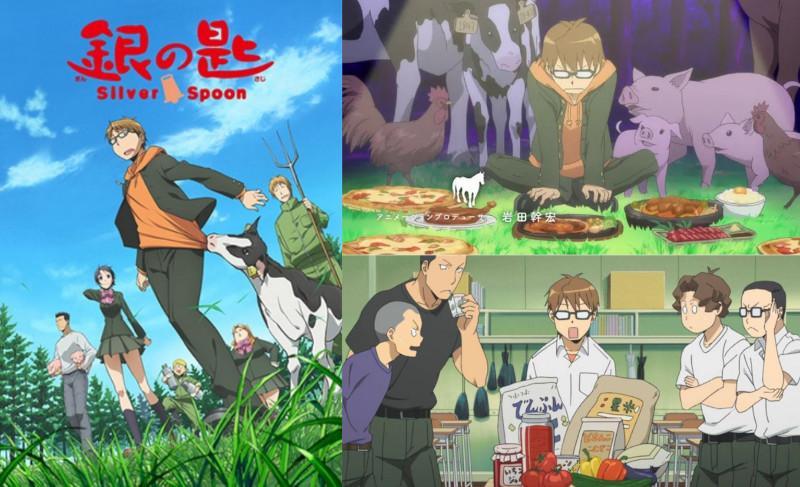 Um anime que n&atilde;o passou no Brasil: Silver Spoon 